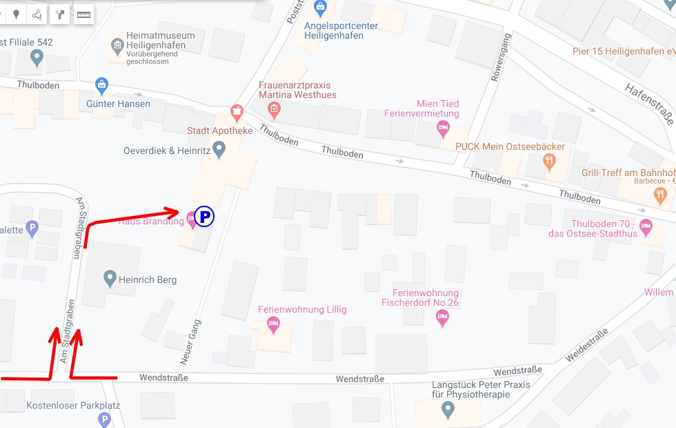 Oeverdiek und Heinritz Anfahrt Bau